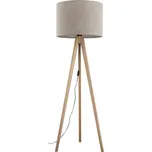 Podlahová lampa TK 16021 GRAND sv.dřevo béžová