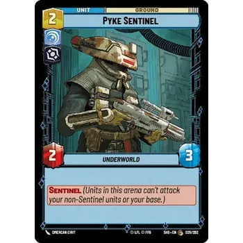 Sběratelská karetní hra Pyke Sentinel 029/262 - Shadows of the Galaxy Typ karty: Standard