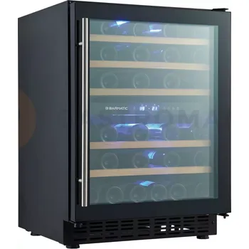 Chladnička na víno na 46 lahví 133 l, černá | BARMATIC, Aurora