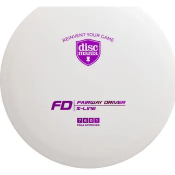 Kempingové nádobí DISCMANIA Discgolfový fairway driver FD S-Line BÍLÁ
