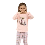 Dívčí dlouhé pyžamo Cornette 594/178 Paint 122/128 Oranžová