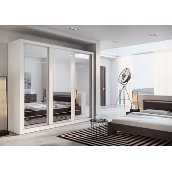 Šatní skříň Lenart Šatní skříň Arti 02 (250) - bílý mat