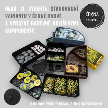 Příslušenství k deskovým hrám Junta Vlci - INSERT do hry (79283) Barva: Černá