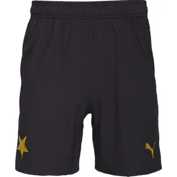 Pánské fotbalové šortky Puma SKS SHORTS PROMO M Černá, Zlatá