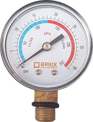 Manometr plastový -BRILIX