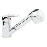 Dřezová stojánková páková baterie s výsuvnou sprchou chrom