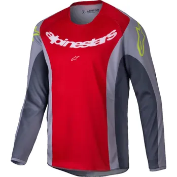 Moto dres Dres RACER MELT, ALPINESTARS, dětský (červená/šedá) 2025 (Velikost: S)