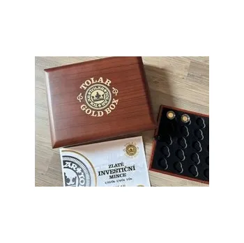 Sběratelství Krabička Etue TOLAR pro zlaté mince 1/25oz 1/4oz 1oz