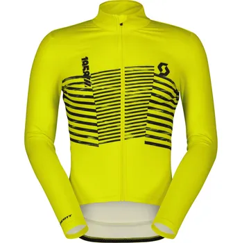 Cyklistické oblečení SCOTT RC Team Warm Graphics LS Sulphur Yellow - vel. XL r.24