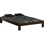 Postel ADA 160x200cm z masivu borovice Ořech