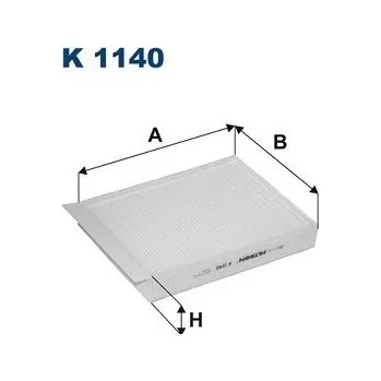 Autodíl Filtr, vzduch v interiéru FILTRON K 1140