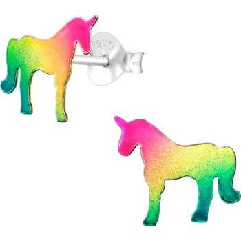 Náušnice Prosperk Náušnice Jednorožec duhové S4326
