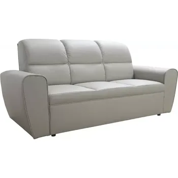 Pohovka Kožená pohovka TOKIO, šedá (u-24)