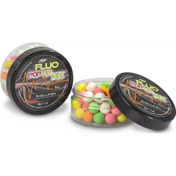 Boilies SAENGER MS Range Fluo pop up mix 10,5 mm, příchuť Tutti Caramel, 30 g