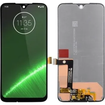 O-E-M LCD displej Motorola Moto G24 Power černý + dotyková plocha, kompatibilní servisní díl