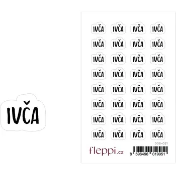 samolepka Fleppi Samolepky se jmény - Ivča