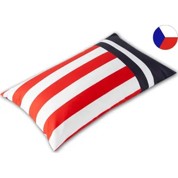 Povlak na dekorativní polštářek Luxusní saténový povlak na polštář 40x60 GEON Námořnické pruhy