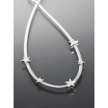 Řetízek Prosperk Řetízek z chirurgické oceli s hvězdičkami S1799