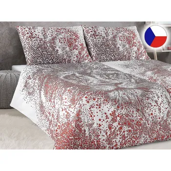 Povlečení Luxusní saténové povlečení 70x90, 140x200 GEON Lev v barvách