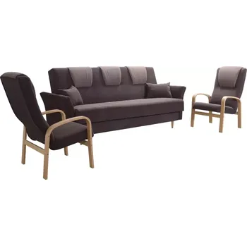 Sedací souprava Sedací souprava Boston 3+1+1, hnědá (MIL 17004/17003, sonoma)