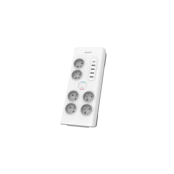 Přepěťová ochrana Přepěťová ochrana Philips SPN7060WA/58, bílá, 2m