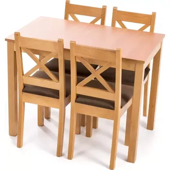 Jídelní židle Jídelní komplet VITO 1+4 olše