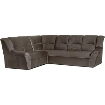 Sedací souprava Rohová sedací souprava DUBAJ XL, levá, hnědá (monolith 20)