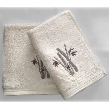 Ručník Bambusový froté ručník BOSTON / BAMBUS, smetanová, 50x100cm