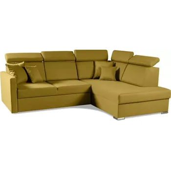 Sedací souprava Rohová sedací souprava Morrison XL, pravá, žlutá (tatum 275)