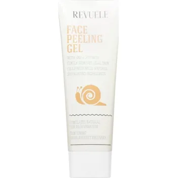 Pleťový peeling Revuele Face Peeling Gel Snail Filtrate jemný enzymatický peeling pro rozjasnění pleti 80 ml