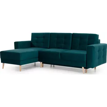 Sedací souprava Rohová sedací souprava Astra L, zelená (Monolith 37)