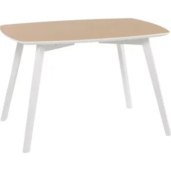 Jídelní stůl Jídelní stůl DIEGO 120x80 - buk / bílá