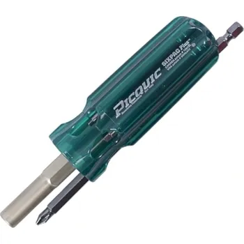 Šroubovák Šroubovák s bity 7ks Picquic Sixpac Plus - zelený