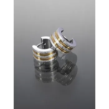 Náušnice Prosperk Náušnice z oceli kroužky pískové S0105