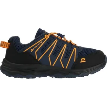 Dětská móda Dětská outdoorová obuv ALPINE PRO LEIFO 28 Tmavě modrá, Černá, Oranžová