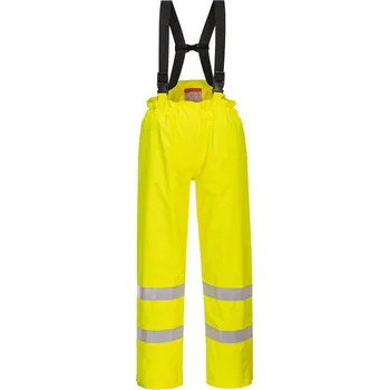 montérky PORTWEST Kalhoty Bizflame Rain Hi-Vis Antistatic FR S781 s laclem, zateplené, reflexní POR-S781YERXXXL 3XL Žlutá