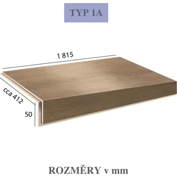 Schodiště Vinylové schody LONGLINE 1093 Dub kamenný Varianta: Schod bez nosu TYP 1A (Střed)
