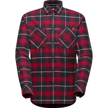 Pánská móda Mammut Mammut Alvra Longsleeve Shirt Men Barva - Velikost: Červená - L