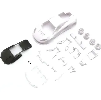 RC model auta Mini-Z: Karoserie McLaren 12C GT3 s ráfky pro RWD (nebarvená)