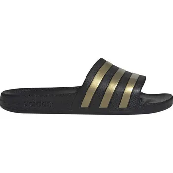 Pánské pantofle Unisex pantofle adidas ADILETTE AQUA 11 Černá, Zlatá