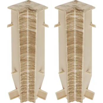 Podlahová lišta Cezar Vnitřní roh k liště - MASTERLINE 472 Copper Wood 80 mm - 2 ks