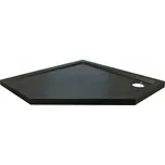 Kerra Prato Stone Slim 90x90 sprchová vanička, black