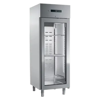 Mraznička Skříň mrazicí 700 l prosklená GN 2/1, nerez | RM - ENF 700 G