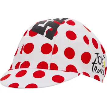 Kšiltovka Santini Tour De France 2024 Best Climber cyklistická čepice červená/bílá uni