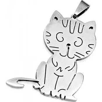 Přívěsek Prosperk Přívěsek ocelový kočička S1305