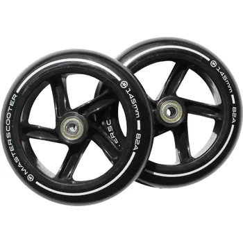 Kolečko ke koloběžce MASTER MAS-S115-black 145 mm 2 ks černá