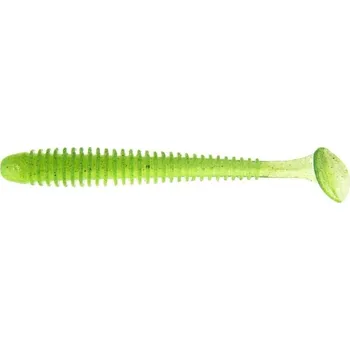 Rybářský háček 10ks - Gumová Nástraha Keitech Swing Impact 3" 7,6cm 2gr Lime/Chartreuse