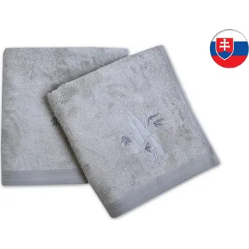 Ručník Luxusní bambusový ručník 50x100 BOSTON New šedý