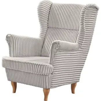 Křeslo Křeslo ušák LIVIA, krémová (Tilia 03/buk)