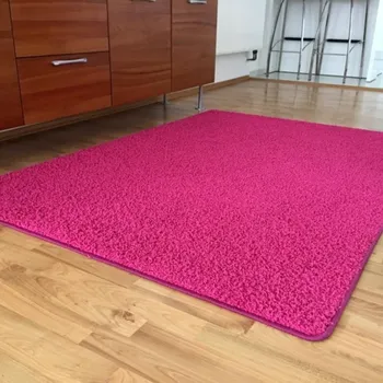 Koberec Kusový koberec COLOR SHAGGY růžová Rozměr: 50x80 cm